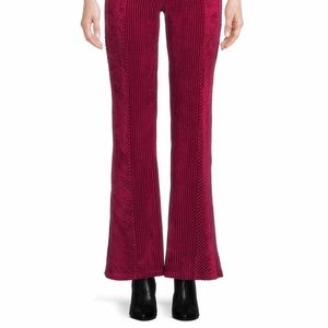 Juniors Corduroy Flare Pants - Red/Burgundy - New with tags!